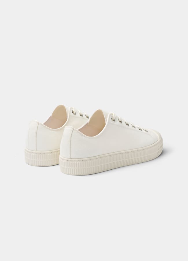 SUITSUPPLY Canvas Off-White Sneaker