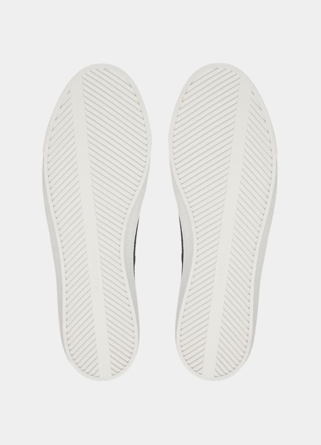 SUITSUPPLY Italian Calf Suede Black Sneaker