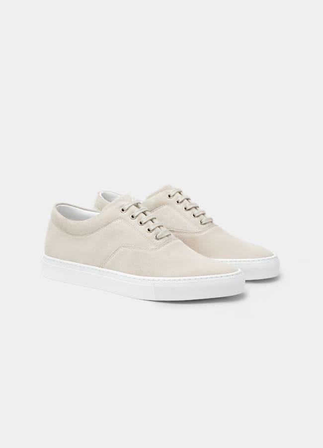 SUITSUPPLY Italian Calf Suede Light Brown Sneaker