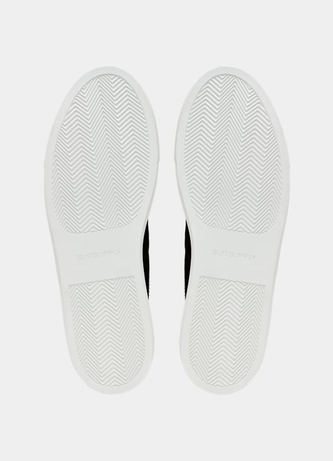 SUITSUPPLY Italian Calf Suede Black Sneaker