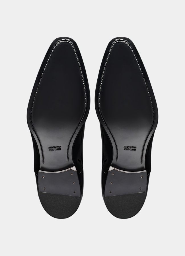 SUITSUPPLY Lackleder Oxford Smoking schwarz