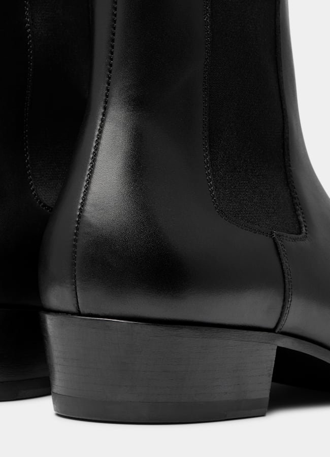 SUITSUPPLY Piel italiana de becerro Bota negra