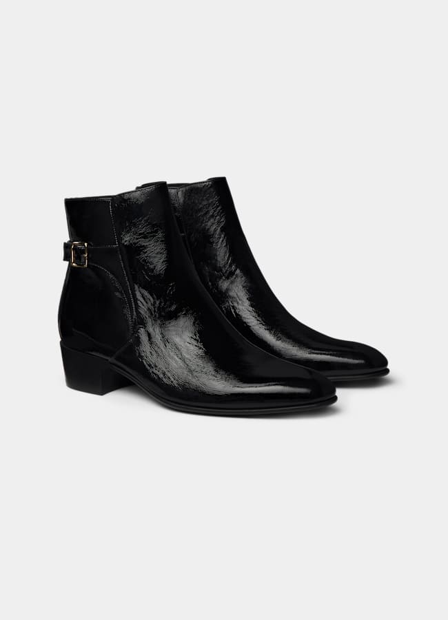 SUITSUPPLY Leather Black Boot