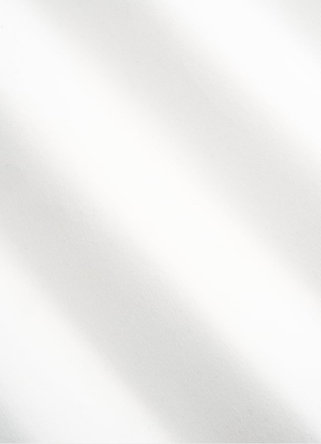 SUITSUPPLY Stretch Cotton by Di Sondrio, Italy Off-White Straight Leg Shorts