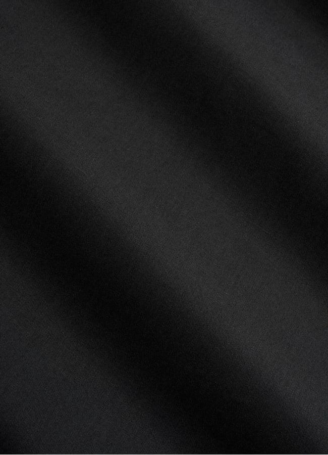 SUITSUPPLY Pure Cotton by Di Sondrio, Italy Black Straight Leg Shorts