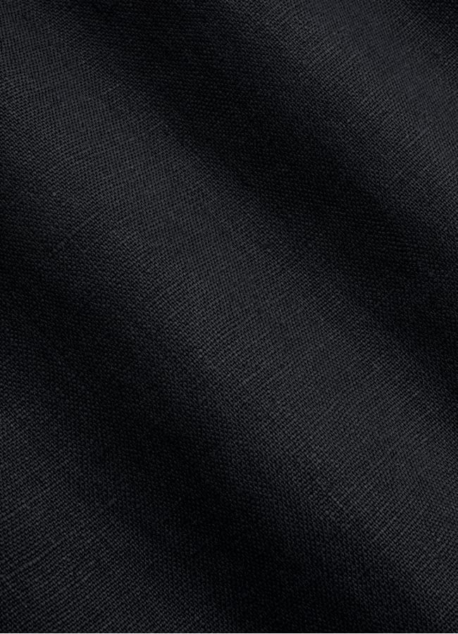 SUITSUPPLY Pure Linen by Leomaster, Italy Navy Straight Leg Shorts