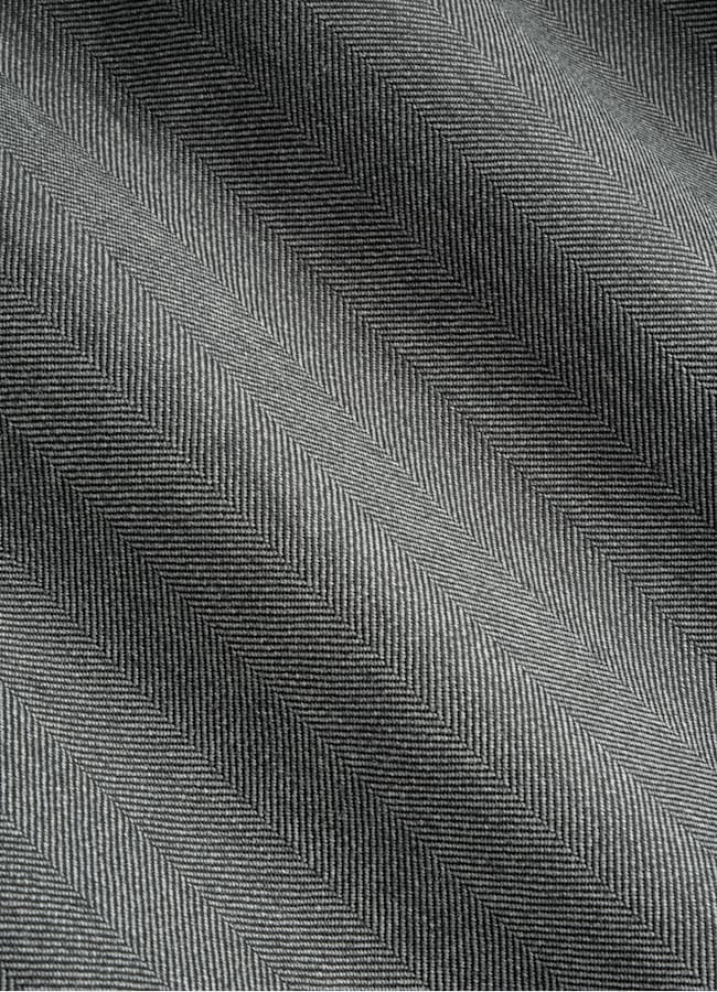 SUITSUPPLY All Season Pure S130's Wool by Drago, Italy Mid Grey Herringbone Perennial Tailored Fit Havana Suit