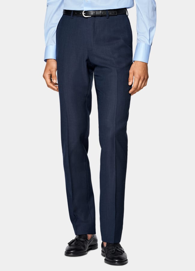 SUITSUPPLY All Season Pure S110's Wool by Reda, Italy Navy Perennial Tailored Fit Havana Suit
