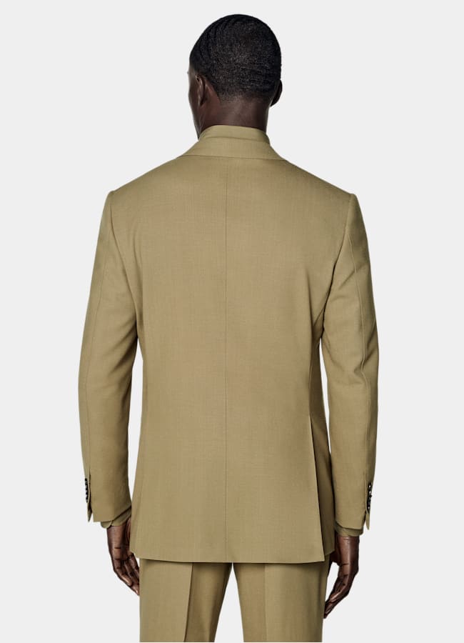 SUITSUPPLY All season Pure laine par Angelico, Italie Costume Milano coupe tailored fit vert moyen