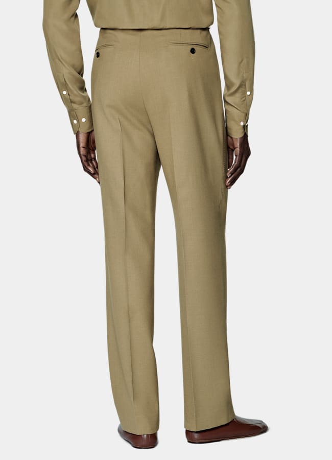 SUITSUPPLY All season Pure laine par Angelico, Italie Costume Milano coupe tailored fit vert moyen