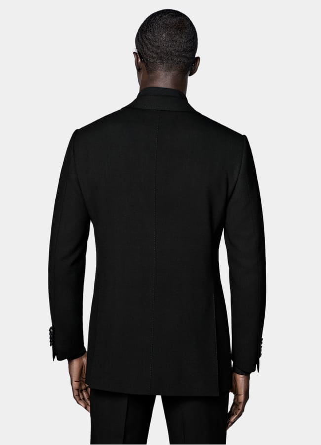 SUITSUPPLY All season Reine Schurwolle von Angelico, Italien Milano Smoking schwarz Tailored Fit