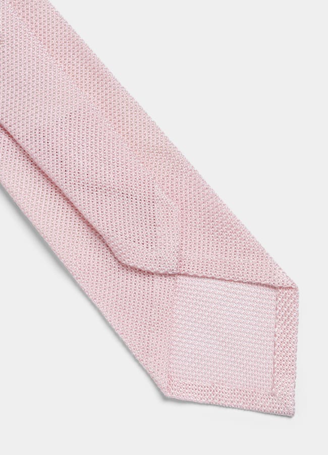SUITSUPPLY Pure soie - Fermo Fossati, Italie Cravate grenadine rose