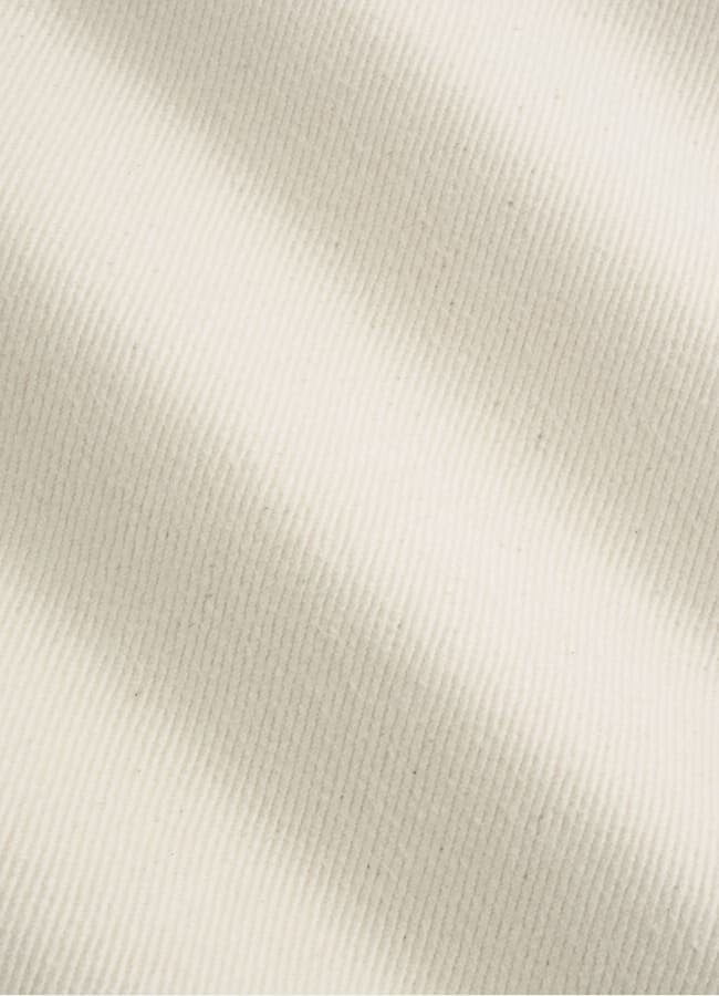 SUITSUPPLY All Season Selvedge Denim by Candiani, Italy Off-White Straight Leg Tapered Jeans