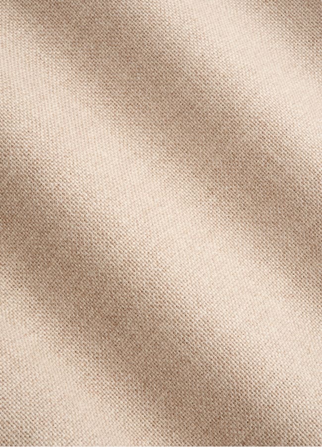 SUITSUPPLY All Season Wrinkle-Free 4-Ply Wool by Rogna, Italy Sand Slim Leg Tapered Trousers