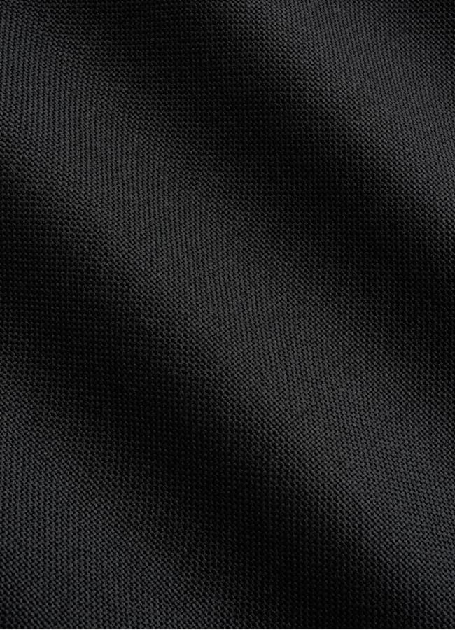 SUITSUPPLY All Season Wrinkle-Free 4-Ply Wool by Rogna, Italy Black Straight Leg Suit Trousers