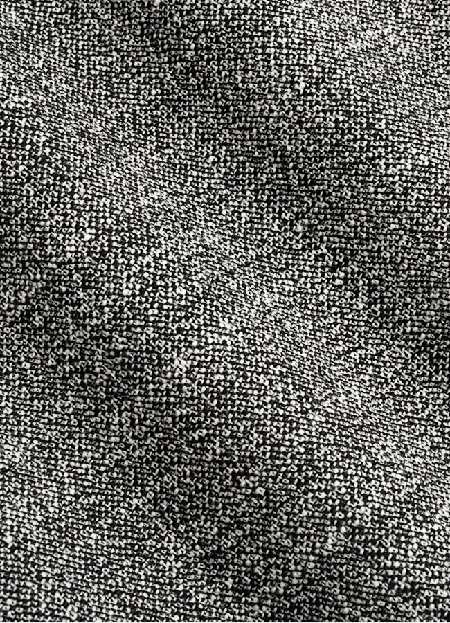 SUITSUPPLY Winter Wool Polyester by Emmetex, Italy Black Wide Leg Straight Pants