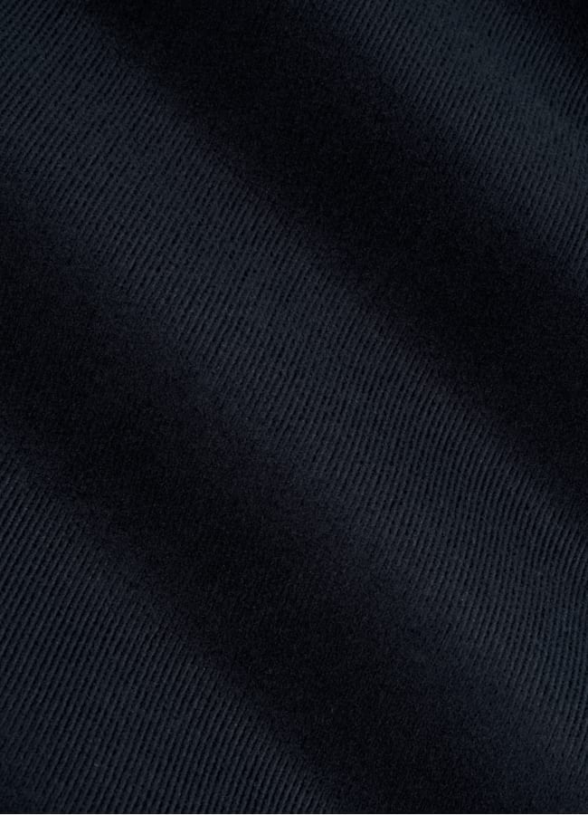 SUITSUPPLY Invierno Algodón elástico de Di Sondrio, Italia Chinos cortos azul marino Straight Leg