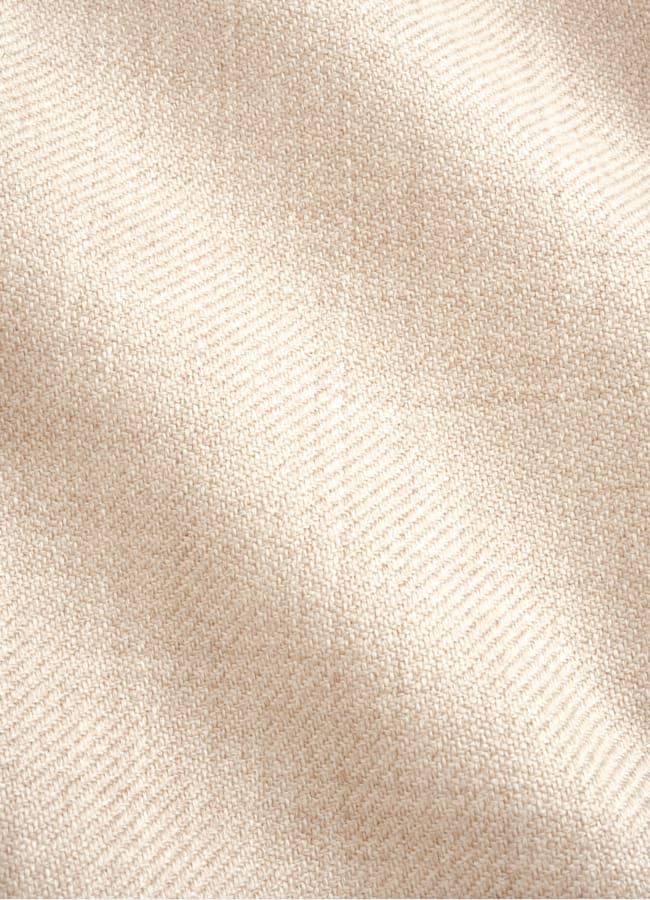 SUITSUPPLY Hiver Flanelle pure laine par Di Sondrio, Italie Pantalon Straight Leg sable