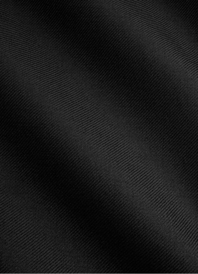 SUITSUPPLY All season Pure laine par Vitale Barberis Canonico, Italie Pantalon Wide Leg Straight noir