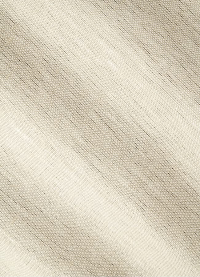 SUITSUPPLY Summer Pure Linen by Di Sondrio, Italy Sand Wide Leg Straight Trousers