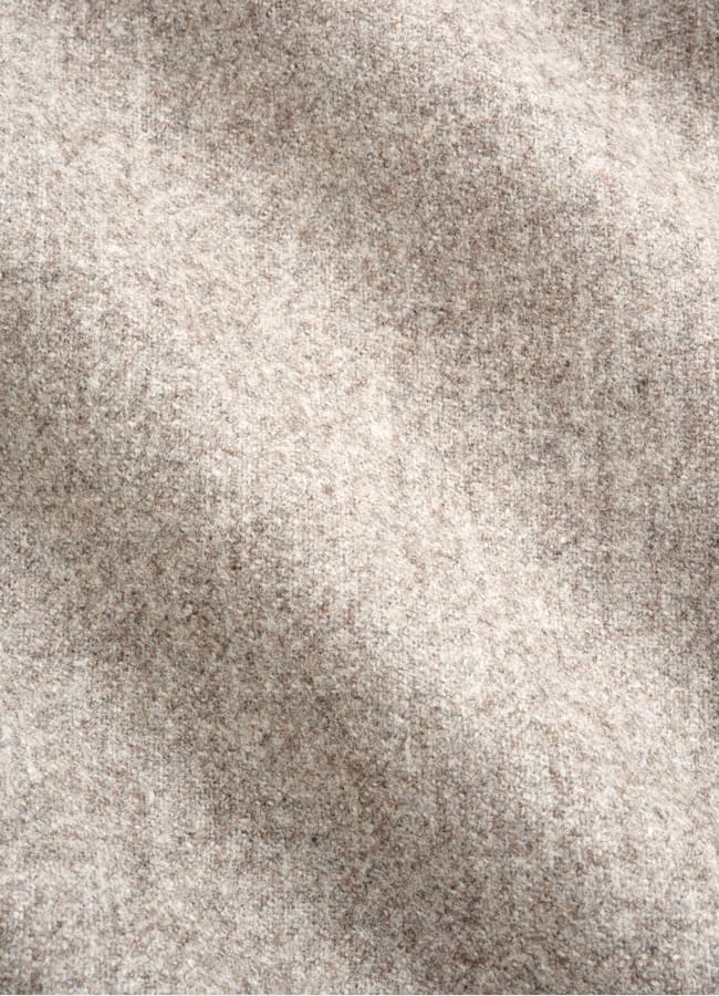 SUITSUPPLY Hiver Flanelle de laine circulaire par Vitale Barberis Canonico, Italie Pantalon Straight Leg taupe