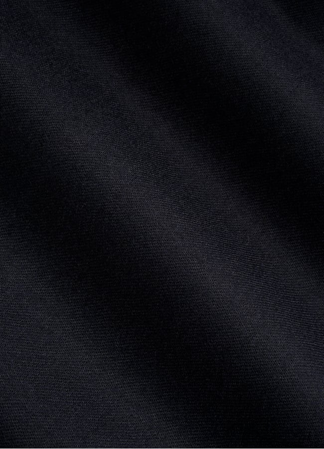 SUITSUPPLY Winter Pure S120's Wool Flannel by Vitale Barberis Canonico, Italy Navy Straight Leg Suit Trousers