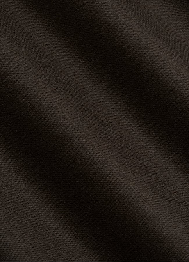 SUITSUPPLY Inverno Flanella di pura lana S120's - Vitale Barberis Canonico, Italia Pantalone suit straight leg marrone scuro