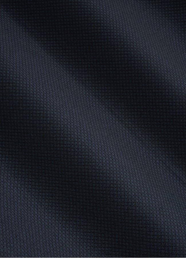 SUITSUPPLY All Season Pure S130's Wool by Reda, Italy Navy Bird's Eye Slim Leg Straight Suit Trousers