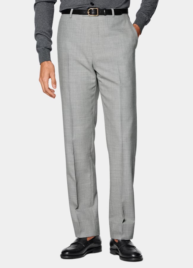 BEVAN UP wide gray slacks スラックス BEVAN UP – ULTIMUS