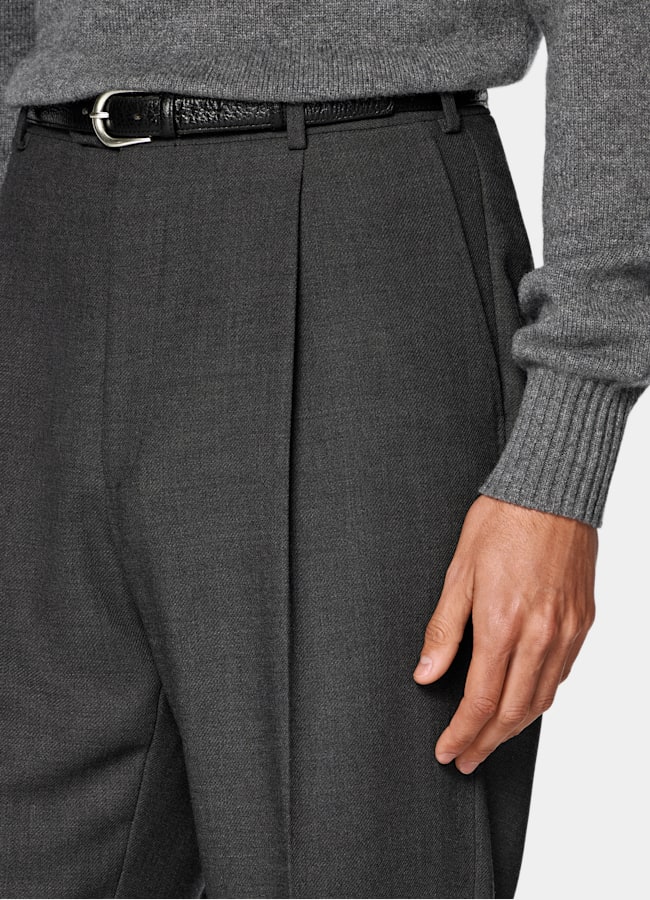 スーツ BEVAN UP wide dark gray slacks パンツ BEVAN UP WIDE GREY SLACKS BEVAN UP wide gray slacks