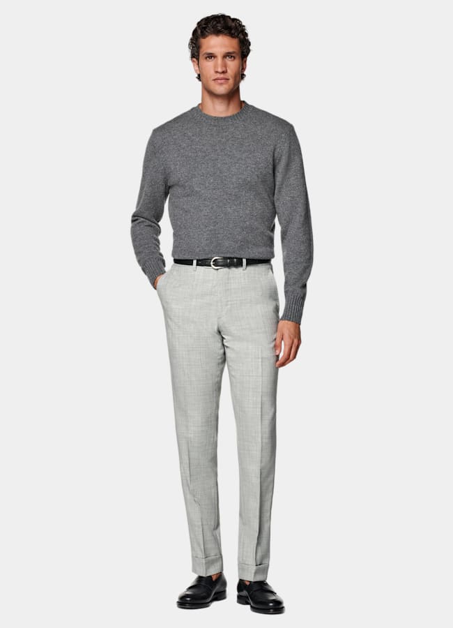 スーツ SUPER LIGHT WOOL TROUSERS Super Light Wool Slacks — Top Brown – La Garçonne