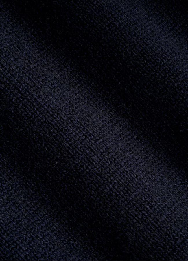 SUITSUPPLY Wool Cashmere Navy Turtleneck
