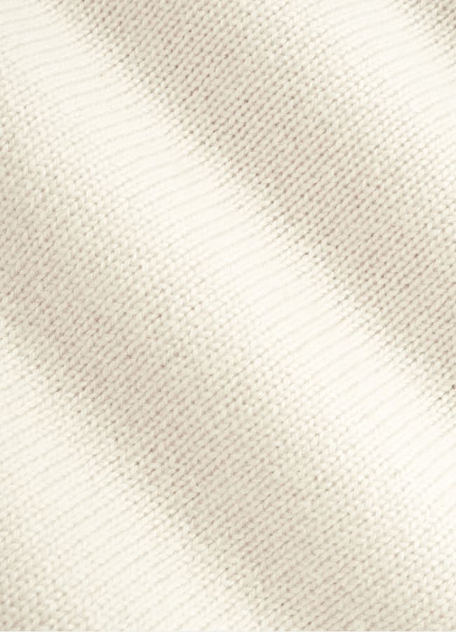 SUITSUPPLY Pure Cashmere Off-White Crewneck