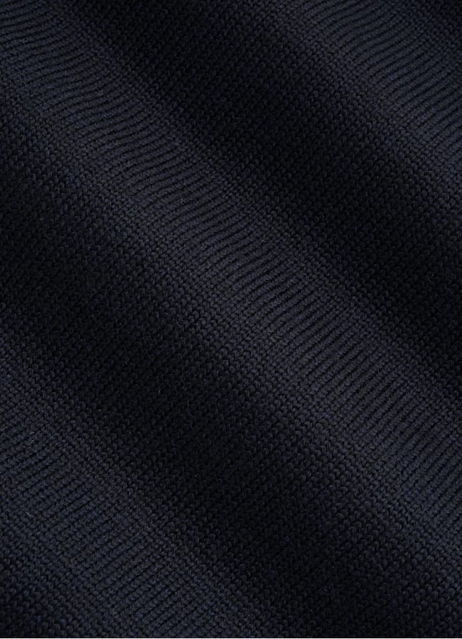 SUITSUPPLY Pure Wool Navy Merino Half Zip