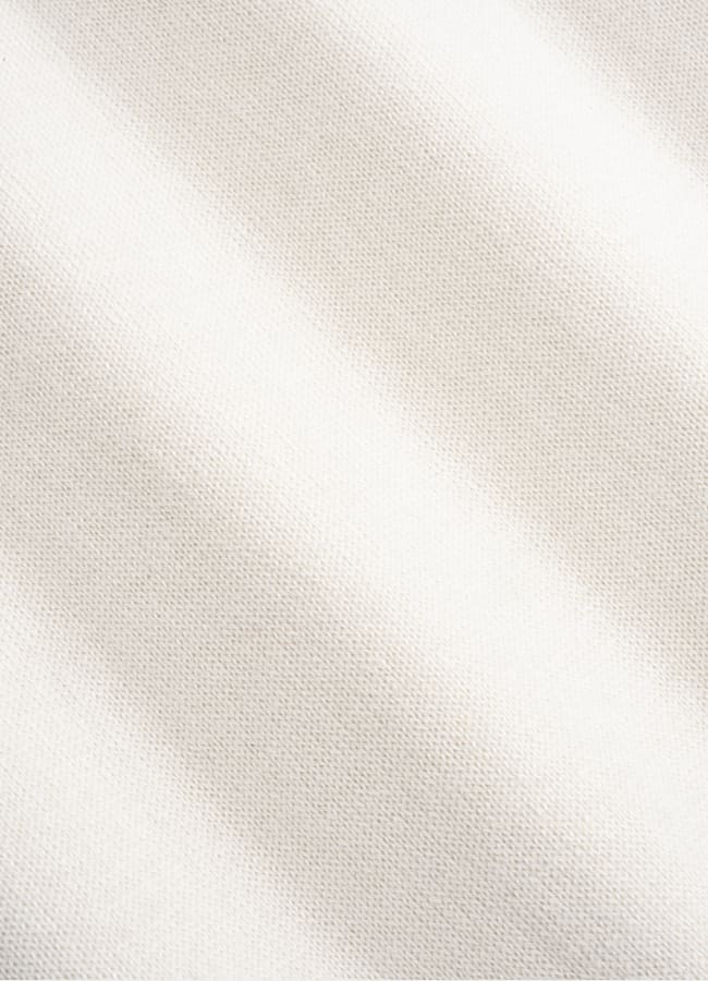 SUITSUPPLY Silk, Wool, Cashmere Off-White Half Zip