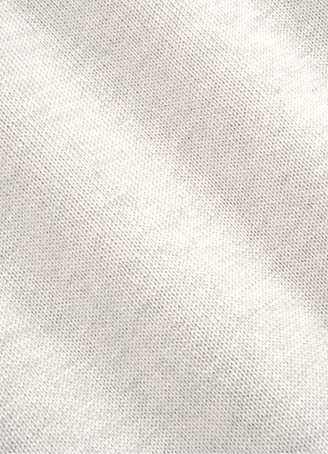 SUITSUPPLY Silk Wool Cashmere Light Grey Zip Cardigan