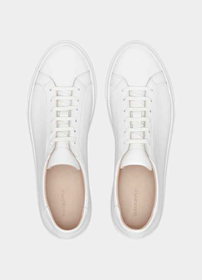 SUITSUPPLY Calf Leather White Sneaker