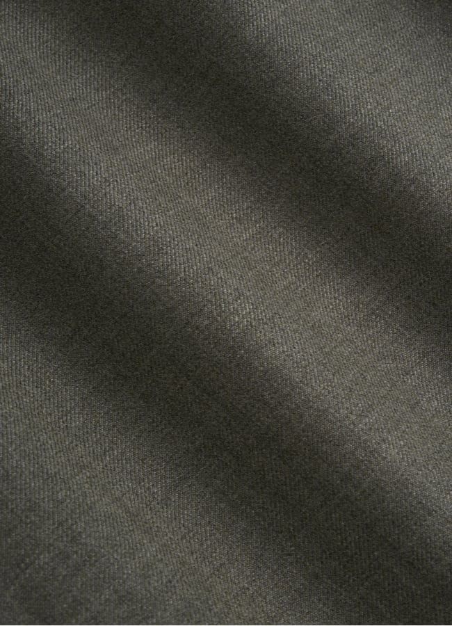 SUITSUPPLY All Season Pure S110's Wool by Vitale Barberis Canonico, Italy Dark Green Perennial Three-Piece Tailored Fit Havana Suit