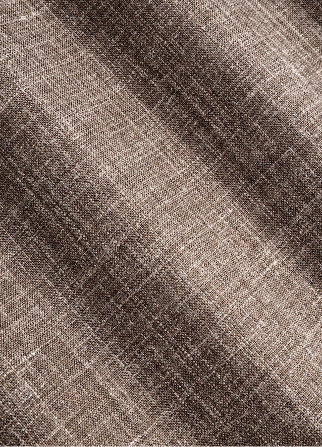 SUITSUPPLY Summer Wool Silk Linen by Rogna, Italy Mid Brown Tailored Fit Havana Suit