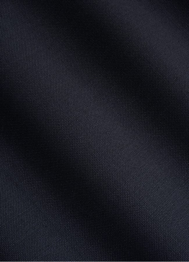 SUITSUPPLY All Season Wool Mohair by Vitale Barberis Canonico, Italy Navy Tailored Fit Milano Suit