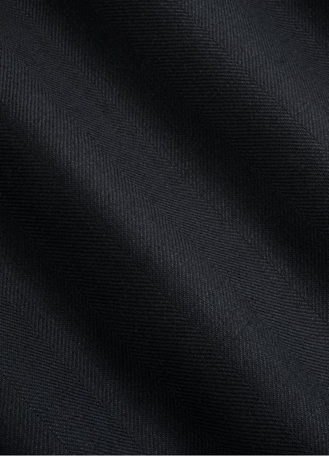 SUITSUPPLY Summer Wool Silk Linen by Rogna, Italy Navy Herringbone Tailored Fit Havana Suit