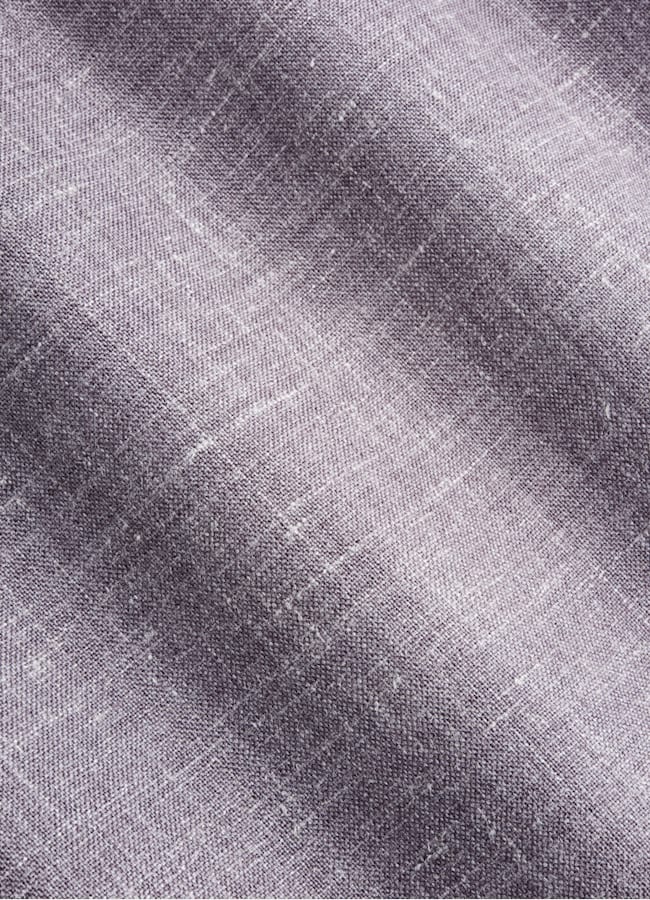 SUITSUPPLY Summer Wool Silk Linen by Rogna, Italy Purple Tailored Fit Havana Suit