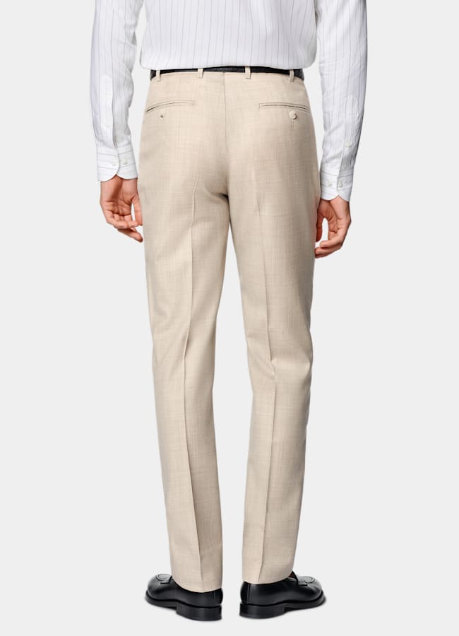 SUITSUPPLY All season Reine S130er Schurwolle von Delfino, Italien Havana Anzug sand Tailored Fit