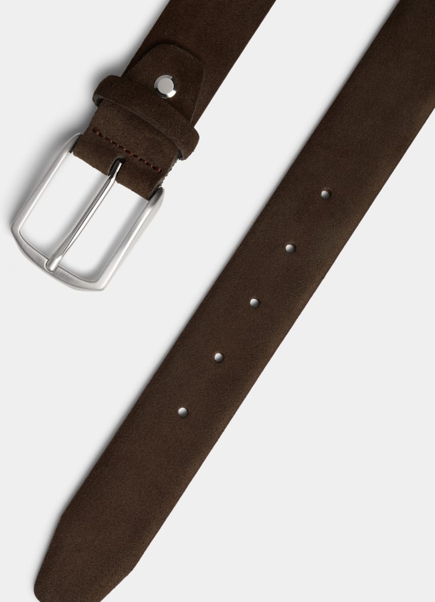 SUITSUPPLY Italian Cow Leather Brown Belt