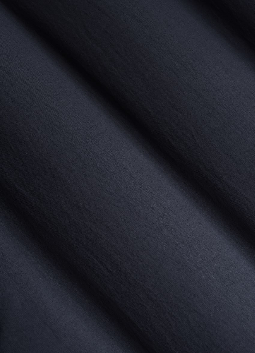 SUITSUPPLY 意大利 Olmetex 生产的技术面料面料 藏青色夹衬拉链马甲