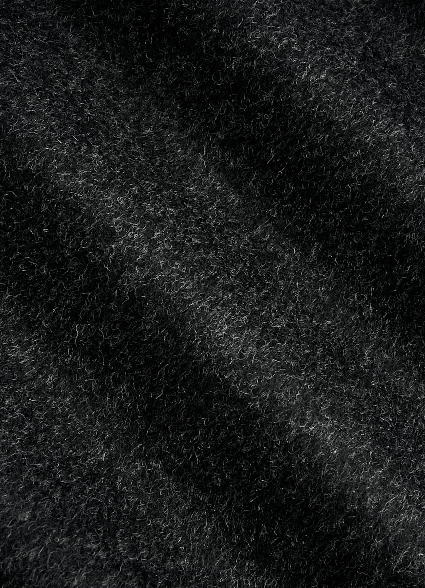 SUITSUPPLY Pure Wool Dark Grey Zip Vest