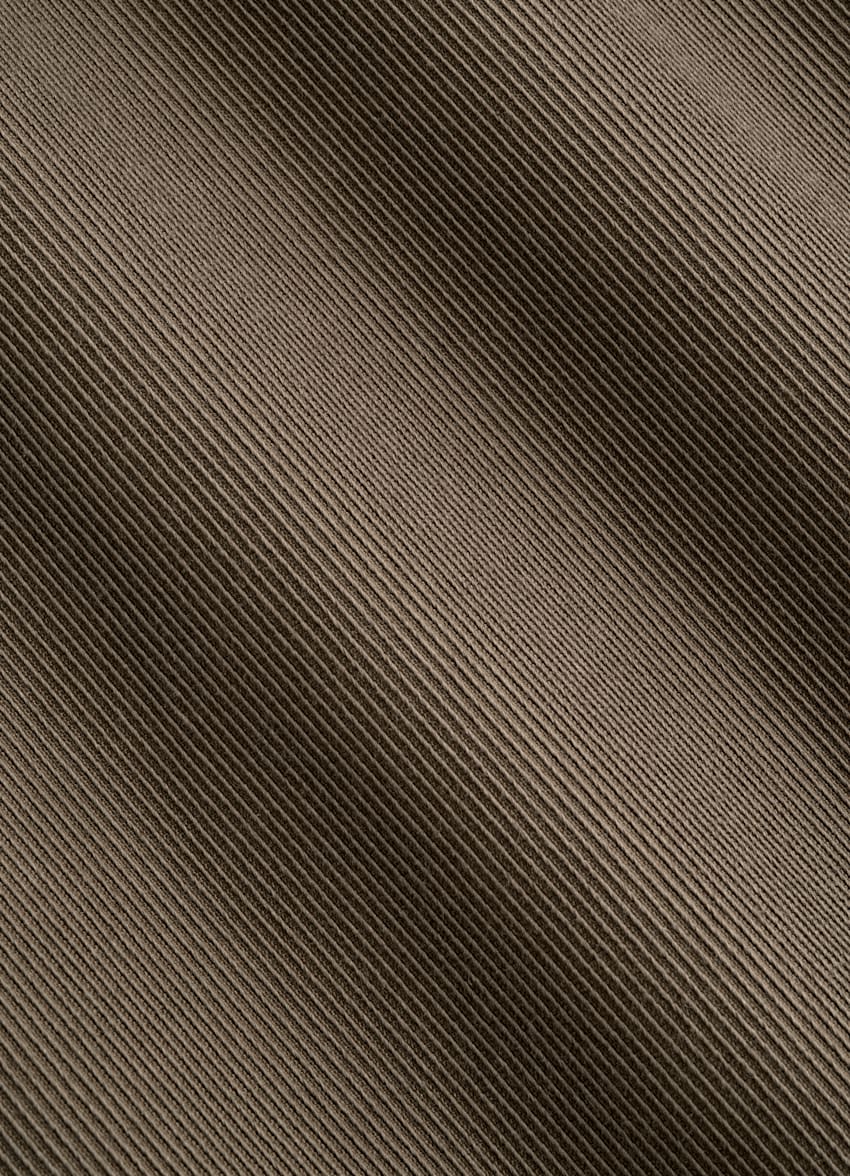 SUITSUPPLY Cotton Polyamide by Emmetex, Italy Mid Green Trench Coat