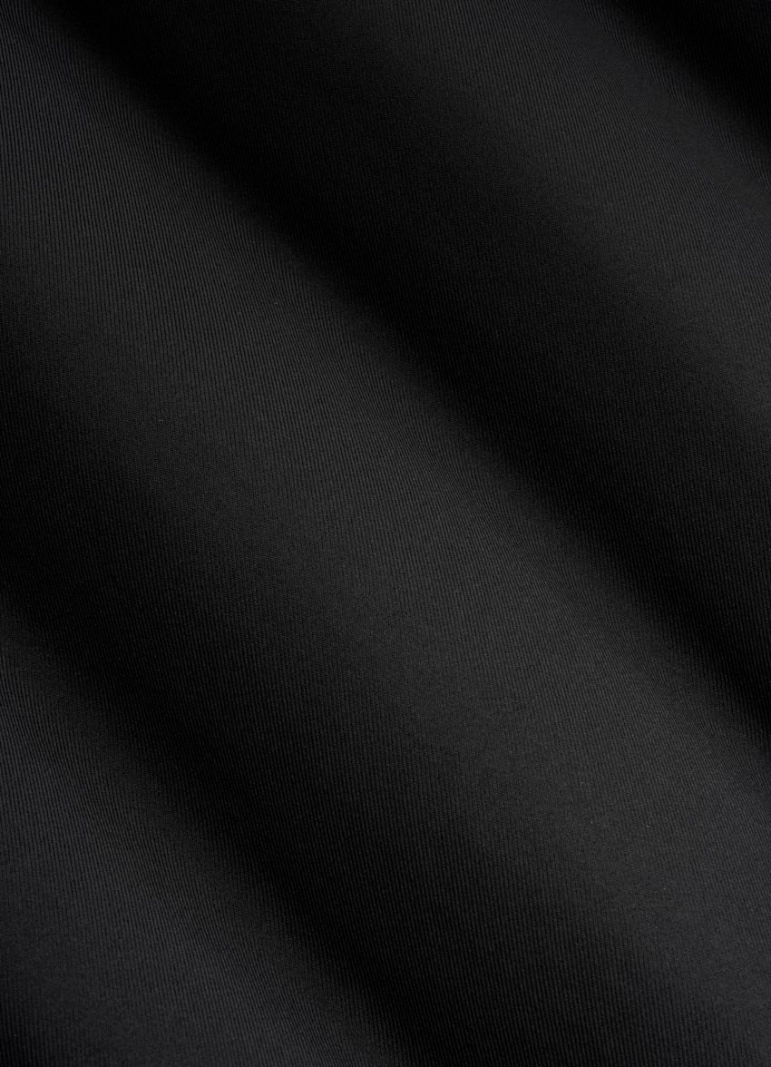 SUITSUPPLY Water-Repellent Technical Fabric Black Reversible Bomber Jacket