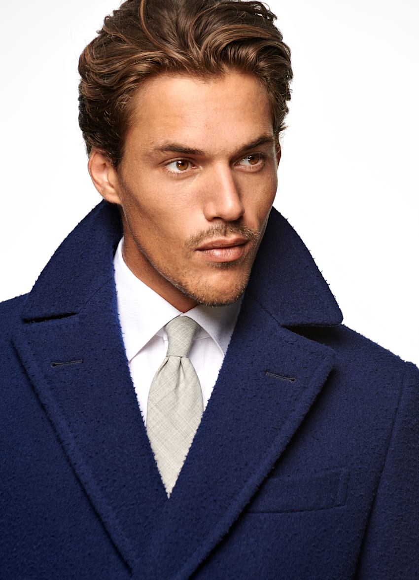 coat for men blue