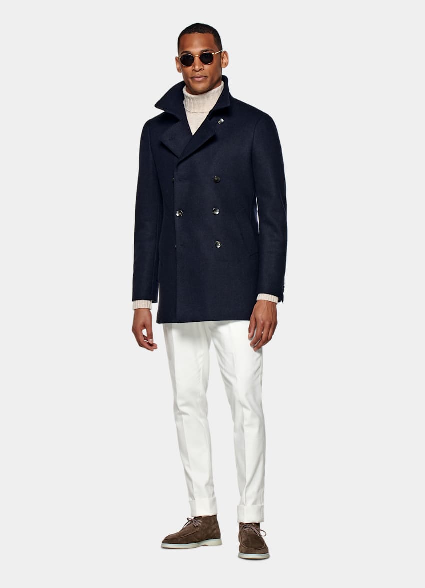 Navy Peacoat In Pure Wool SUITSUPPLY US | lupon.gov.ph